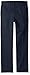 Nautica Big Boys' Uniform Flat Front Pant, Navy, Small/8