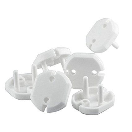 RKPM Outlet Plugs Baby Securely Cover Child Proof Electrical Socket Covers - Pack of 8