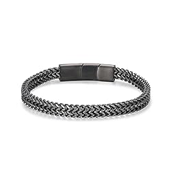 LUCKY2+7 Bracelets for Men-Stainless Steel Magnetic