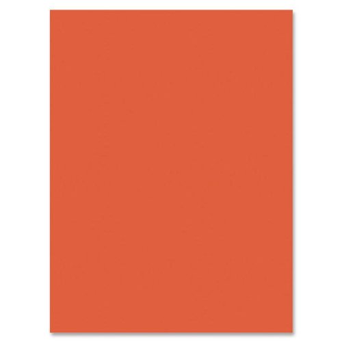 Riverside 3D Construction Paper, Orange, 9" x 12", 50 Sheets