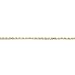 Floreo 10k Yellow Gold 2.5mm Solid Diamond Cut Rope Chain Bracelet and Anklet for Women, 10 Inch