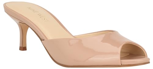 Nine West Women’s Luvlie3 Heeled Sandal, Barely Nude 110, 11