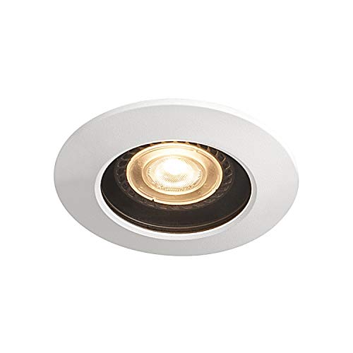 SLV VARU QPAR51 DL, Outdoor Deckeneinbauleuchte, schwarz/weiß, IP20/65