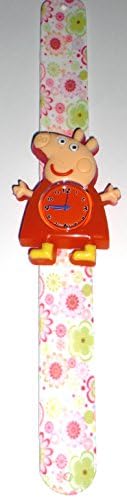 Peppa Pig 3D Toy Figure Slap Watch w/Stickers