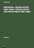 Image de 40: Archive Legislation: Countries A-K (ARCHIVUM)