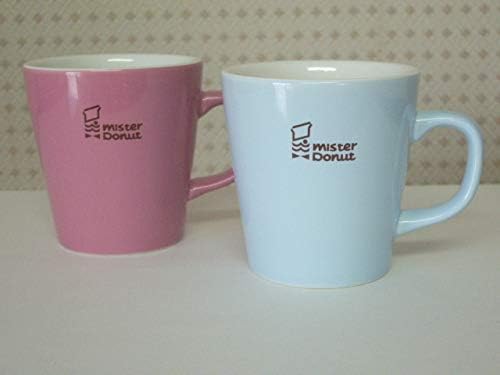 Amazon ミスタードーナツ ミスド高さのある マグカップ ピンク色 水色 2個set陶器製 箱入り アイドル 芸能人グッズ 通販