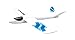 Fire Fox Skyfire V-Tail EPO Foam Super Durable Hand Glider, 24