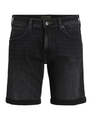 Pantalones Cortos para Hombre, Black Denim/Pack:Am 317, L