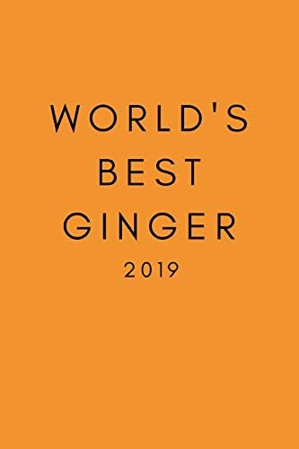 Worldโs Best Ginger 2019: Funny Joke 12 Month Week To View Diary and Planner For The New Year