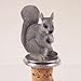 Squirrel Bottle Stopper - Gray