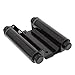 Ultra Hardware 35593 Box of 2 4in Double Acting Spring Hinge-Steel Base-Black Finish