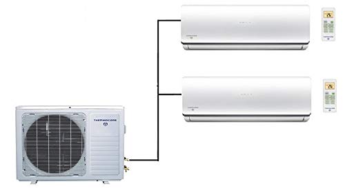 ENERGY STAR 21000 BTU 2 Zone Ductless Split Air Conditioner 