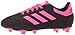 adidas Unisex-Kid's Goletto VI Firm Ground Football Shoe, Black/Shock Pink/White, 1 M US Little Kid