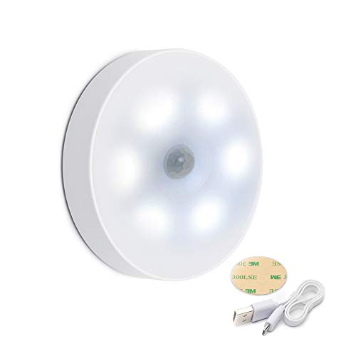 Rechargeable Motion Sensor Night Light 6LED Night Light Battery Operated for Bedroom Kitchen Hallway Rechargeable Motion Sensor Night Light 6LED Night Light Battery Operated for Bedroom Kitchen Hallway