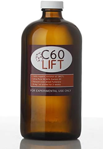 C60 Lift Purple Coconut Oil (MCT) 960ml 32oz-Same Day Shipping in Glass Bottle
