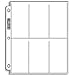 6-Pocket Coupon Storage Page (Package of 20 Vertical Pages)