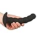 Anal Plug Silicone Anal Beads G-spot Prostate Massager Black Dildo Thread Butt Plugs with Base Masturbation Adult Sex Toys for Men Women and Couples (Big)