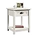 Sauder County Line Night Stand, Soft White finish