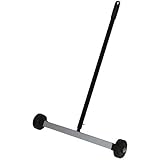 Grip 17" Magnetic Pickup Floor Sweeper - 4.5 Pound Capacity - Extends from 23" to 40" - Easy Cleanup of Workshop, Garage, Con