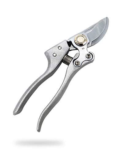 TONMA Stainless Steel Pruning Shears, Garden Scissors Pruner for Cutting Flowers, Trimming Plants, Tree, Hedge, Bonsai, Fruits Picking, Made in Japan