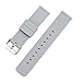 MLQSS 18mm Silicone Watch Band with Spring Bars for Withings Steel HR/Pop/Fossil Q Gen 3 Venture/Gen4 Venture/Venture HR/Ticwacth C2/vivoactive 4S Strap
