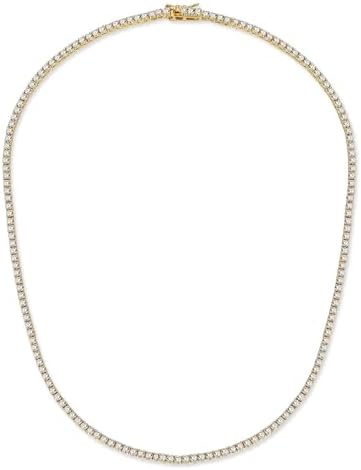 Amazon.com: SWAROVSKI Tennis Deluxe Necklace Cz White One Size