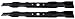 USA Mower Blades AYP340BP Mulching Blade Fits AYP Craftsman Husqvarna 134149 24676 422719 424752 531005085 531307223 Length 21 in. Width 2 1/4 in. Thickness .134 in. Center Hole 5 PT ST 42 in. Deck