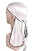 Century Star Satin Silk Head Wrap Durag Long Tail Beanies for Men Women Headwraps Cap 6pcs Wine Red&Navy&Black&Glod&White&Silver