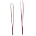 2pcs Professional Stainless Steel Slant Tip Hair Removal Eyebrow Tweezer Makeup