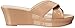 Nine West Women's Currvy Leather Wedge Sandal