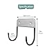 Lenink Ironing Board Hanger, Iron Board Wall Mount Ironing Board Hook Wall Hanger Wall Holder for Laundry Rooms (Black)