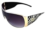 DG Eyewear Oversized Animal Print Fashion Sunglasses