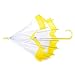 Parquet Kids Clear and Transparent Umbrella with an Easy Grip Handle, Petit Size, and Windproof for boys and girls.