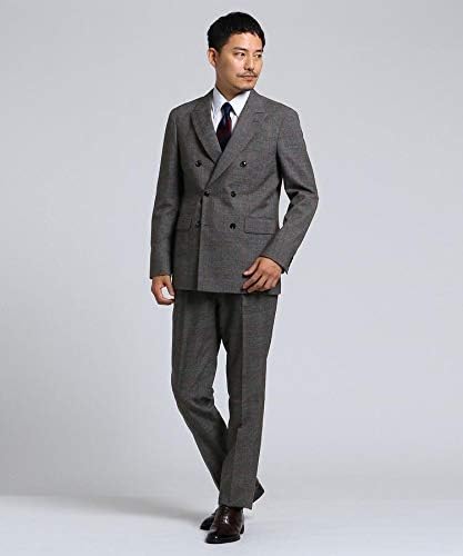 Amazon Co Jp タケオキクチ Takeo Kikuchi Pnj 紡格子 6bダブルスーツ メンズスーツダブル 03 L チャコールグレー 214 服 ファッション小物