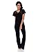 kathy ireland Women's 2 Piece Cap Sleeve Pajama Sleepwear Set w Lace Detailing