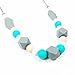 Silicone Baby Teether Necklace for Moms and Baby - Non-toxic, BPA-Free, Stylish, Trendy, Great For Soothing Teething Babies, Great Gift For Other Moms