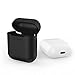 Xberstar Silicone Shock Proof Protective Case Sleeve Skin Cover for AirPods True Wireless Headphone Charging Box (Black)
