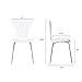 Poly and Bark Elgin Side Chair in White (Set of 4)