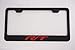 Dodge R/T Black License Plate Frame with Caps