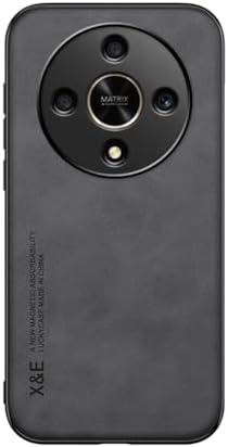 Cover Kepuch Silklike Per Honor X30 | Custodia Con Piastra Metallica Incorporata | Grigio | Anti-impronta E Antipolvere