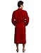 TowelSelections Women’s Kimono Robe, 100% Cotton Terry Cloth Bathrobe, Spa Bath Robes for Women Medium/Large Red
