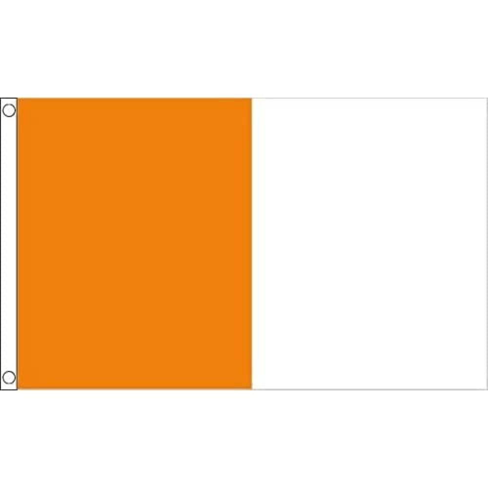 AZ FLAG - Orange And White Irish County Flag - 3x5 Ft - 100D Polyester Orange And White Banner with Two Metal Grommets - Fade Resistant - Vivid Colors - 3' x 5' Feet - 150x90 Cm