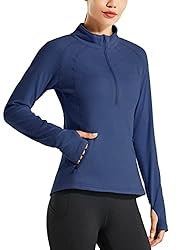 Willit Women's Fleece Running Jacket Pullover