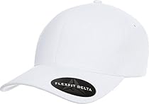 Flexfit Delta 180 Premium Baseball Cap Large/X-Large White