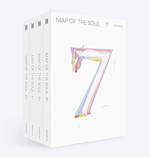 BTS Bangtan Boys - MAP of The Soul : 7 Album+Folded Poster+Extra Photocards Set (Version 3)