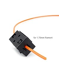FYSETC   Filtros de filamento para impresora 3D de 1,75 filtros, bloques limpiadores de espuma de goma resistente a la llama, desechos de limpieza para PLA ABS PETG u otros filamentos de impresión, 3 unidades, color negro