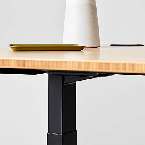 Fully Jarvis Standing Desk 60" x 24" Natural Bamboo Top Electric