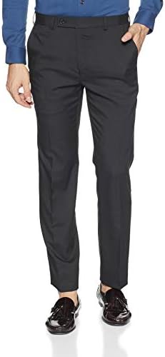 Next Look Men's Relaxed Fit Formal Trousers