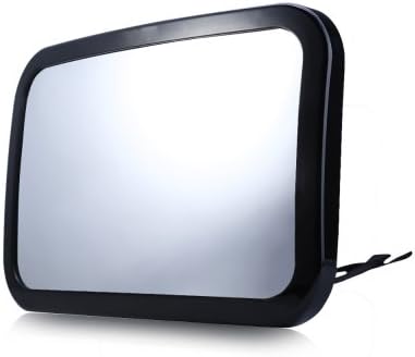 Baby Rear View Mirror for Car Facing Infant Adjustable 360 Degree Crystal Clear View for Outdoor Spring Outing Self-Drive with Pack of 2 car Stickers