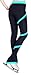 Figure Skating Spiral Polartec Polar Fleece Pants (Turquoise, Child Medium)